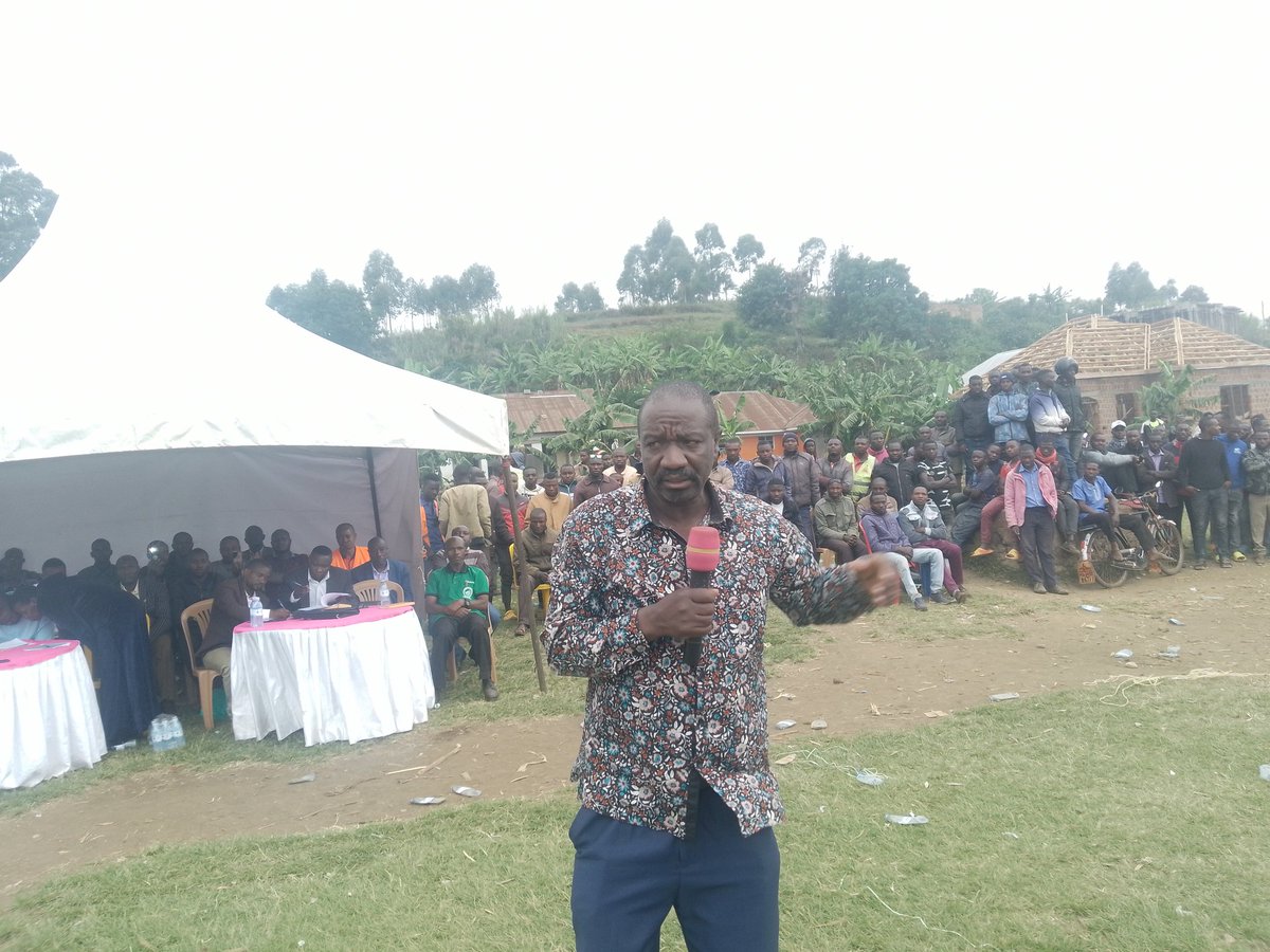 Kamara John condemns other district leaders who have boycotted KUBO AGM.
Away from AGM.
He has revealed that Bodaboda motorists dealing in local brew will be paying Shs. 500 as tax per Jerrycan  in his own market (Kamara market) for meanwhile.
Details in the <a href="/kisorofm/">Kisoro FM Uganda</a> news