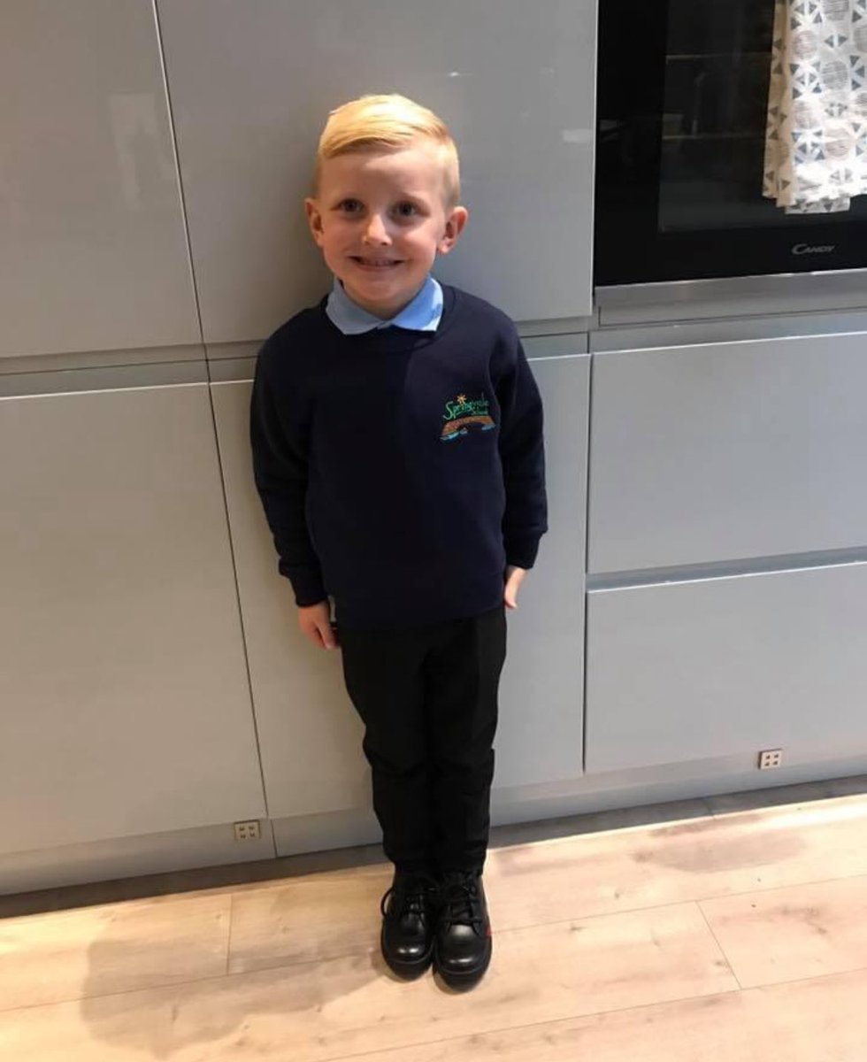 cllomas's tweet photo. First and last day @SpringvalePS Thank you all for shaping him into the young man he is ❤️ Good luck Mr Mc, you will be missed x https://t.co/tZQ5k2NmCu