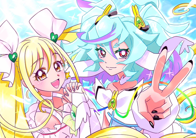 #みんなの初描きシュプリームが見たいシュプとエコー 