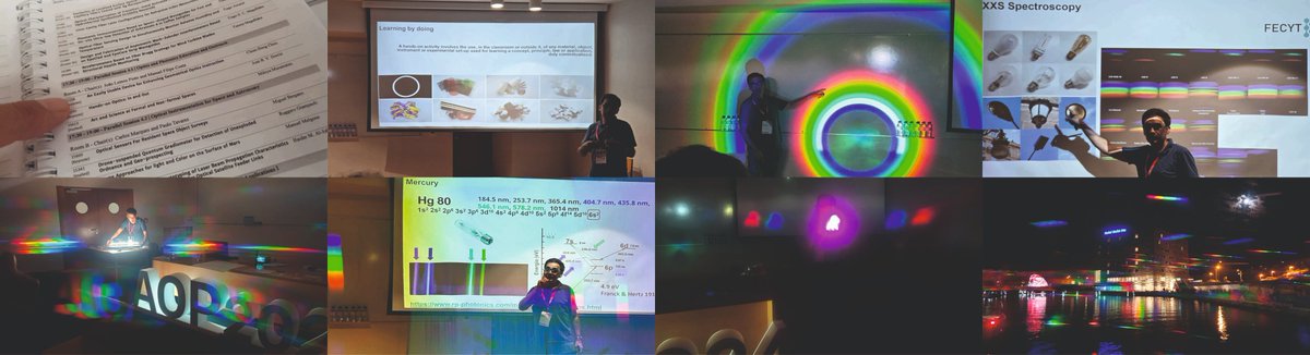 And some photos from our invited keynote at the VI International Conference on Applications of Optics and Photonics at the #University of #Aveiro. #Hands-on #Optics: in and out... to #learn diffraction and #spectroscopy. Thanks to the Portuguese Society of #Optics and #Photonics.