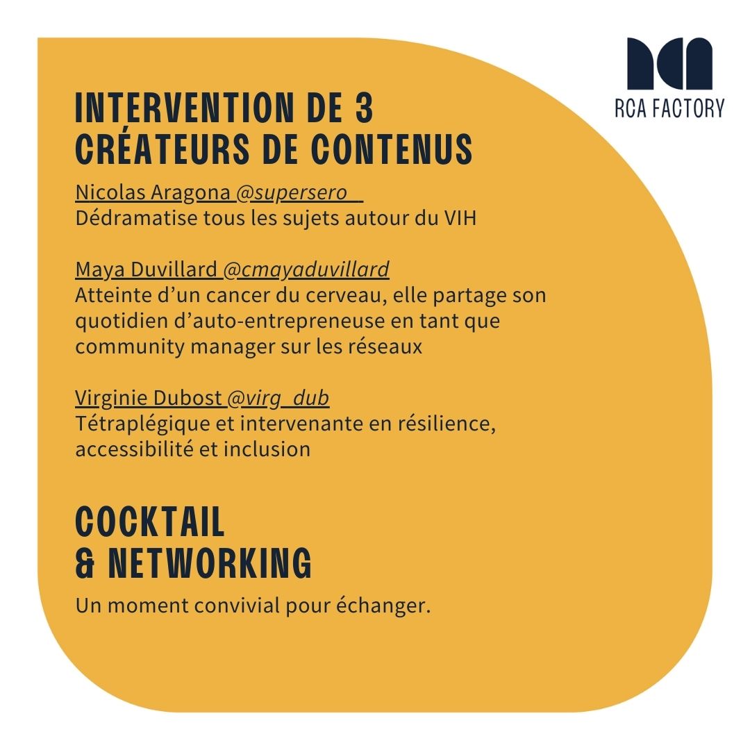 RCAFactory's tweet image. Rendez-vous incontournable des influenceurs santé #InfluenceForHealth aura lieu le 8 Octobre. Nouveauté cette année, nous ouvrirons la soirée avec le résultat de l'enquête @WeArePatients x @opinionway sur les attentes des patients en vers l’industrie pharmaceutique