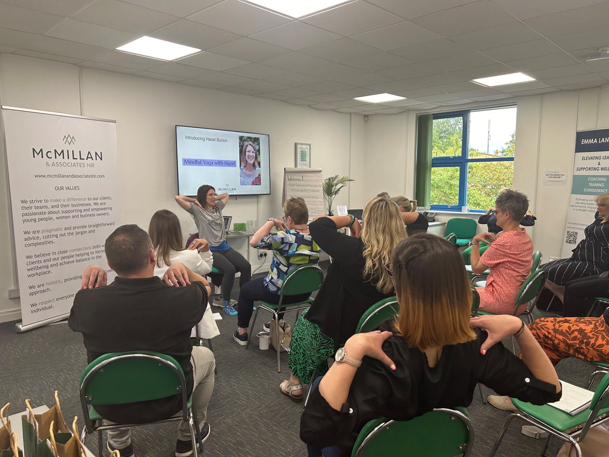 A week ago today we held our 1st Wellbeing event for businesses and employers to come and find out what’s available. Joined by a whole host of professionals including <a href="/andysmanclubuk/">#ANDYSMANCLUB</a>, meditation, nutritionists and yoga from your chair.
Where were you?