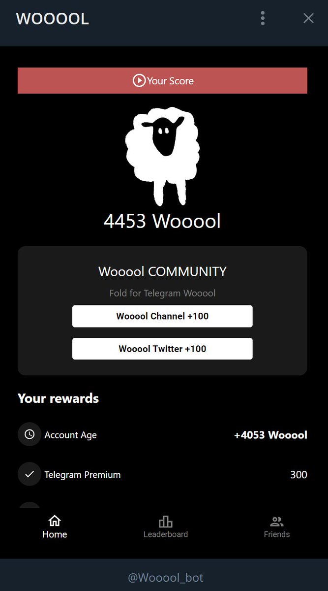 📣 WOOOOL

Tiếp tục tới cừu nào ae...má riết $TON nó thành cái sở thú hả

⚡️ t.me/Wooool_bot/Woo…