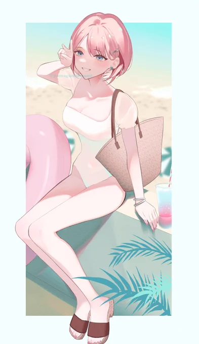 海へお出かけ #Luillust 