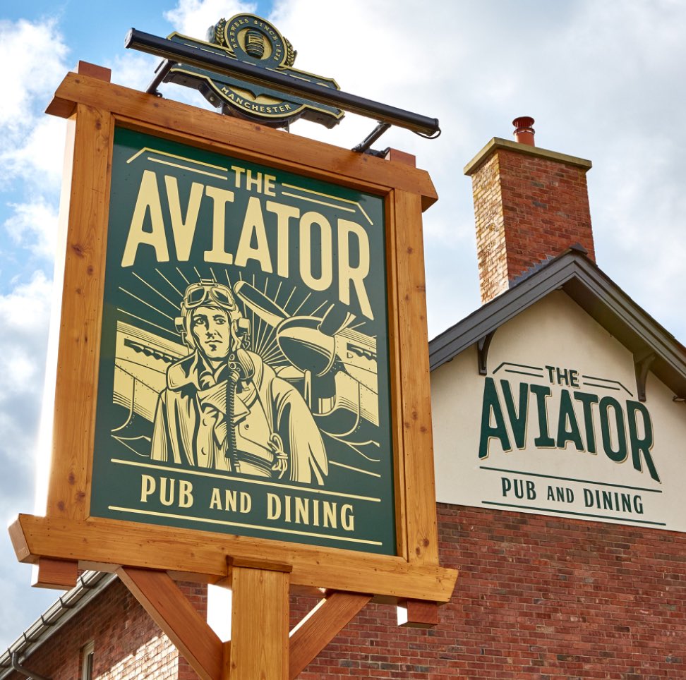 TheAviatorPub's tweet image. It’s Friday. Look what has finally come out. Yes the sun has got its hat on. We are ready to serve you. Dine in or out, you choose. Theaviatorpub.co.uk #beergarden #beer #outsidedining #happyfriday