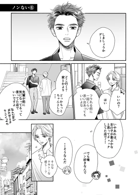 女好きのノンケの先輩がなかなか振ってくれない⑥-1
(1/2)

デートだ!🥪🥤🧢

#創作BL #漫画が読めるハッシュタグBL 
#ノンない 