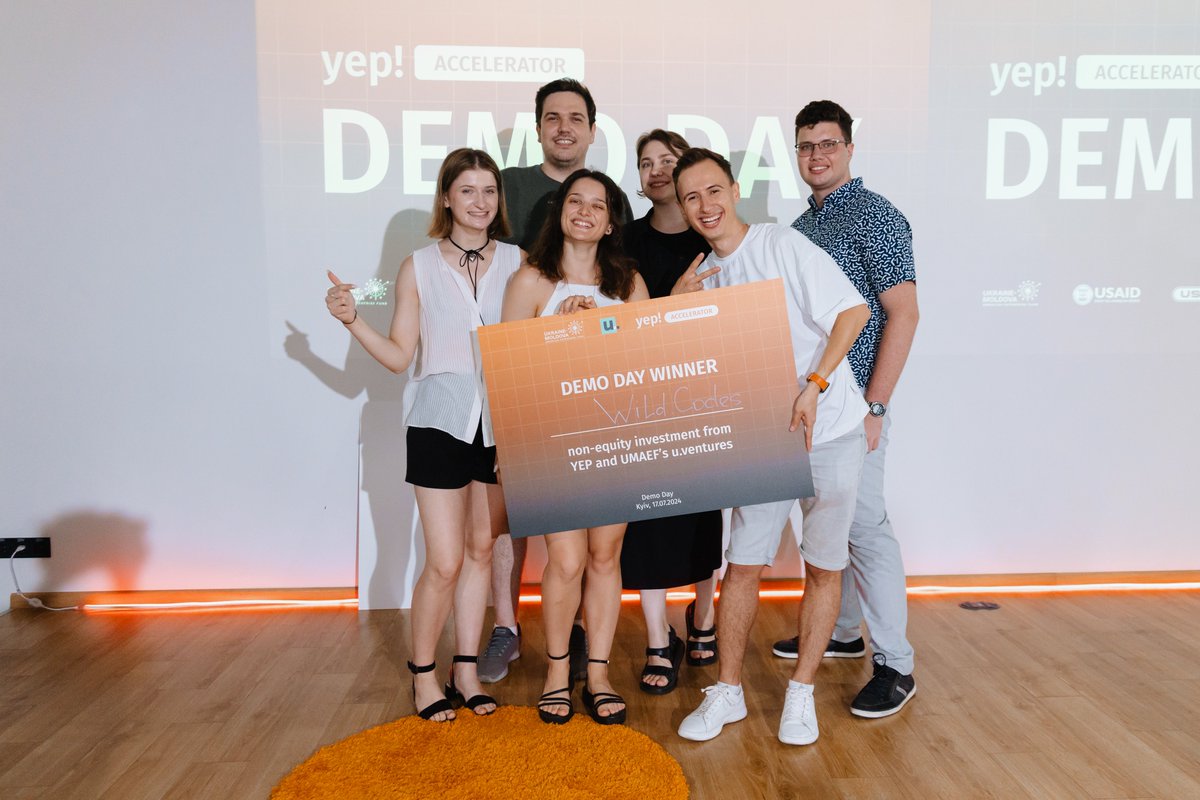 Wild_Codes's tweet photo. https://t.co/pzVM3MVETj won the Demo Day of YEP Startup Acceleration program!🚀

Our CEO Serge pitched our vision for smart team scaling, winning the top spot and a $25k non-equity investment.

Huge thanks to the YEP team, mentors, juries, and all participants!🌟

#WildCodes https://t.co/maF2moZH5Q
