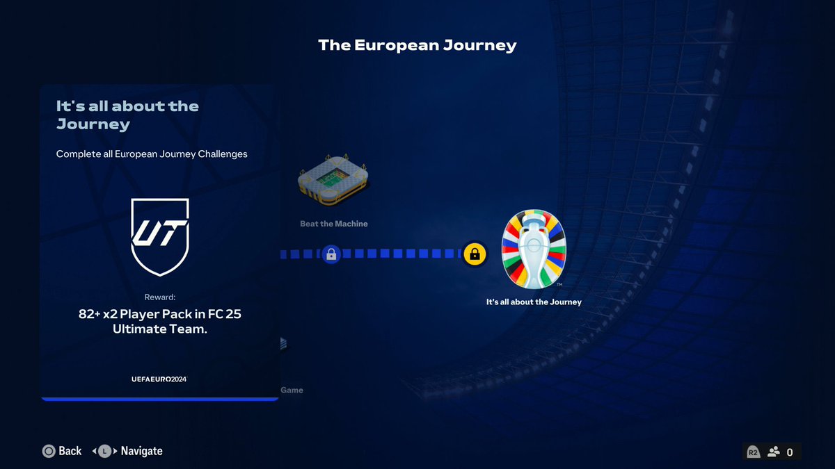 FIFA22_INFO's tweet photo. 🚨 FREE pack available for FC 25 

• 82x2 Upgrade 

You need to complete the Euros Journey 💀 https://t.co/qjXSaQikNU