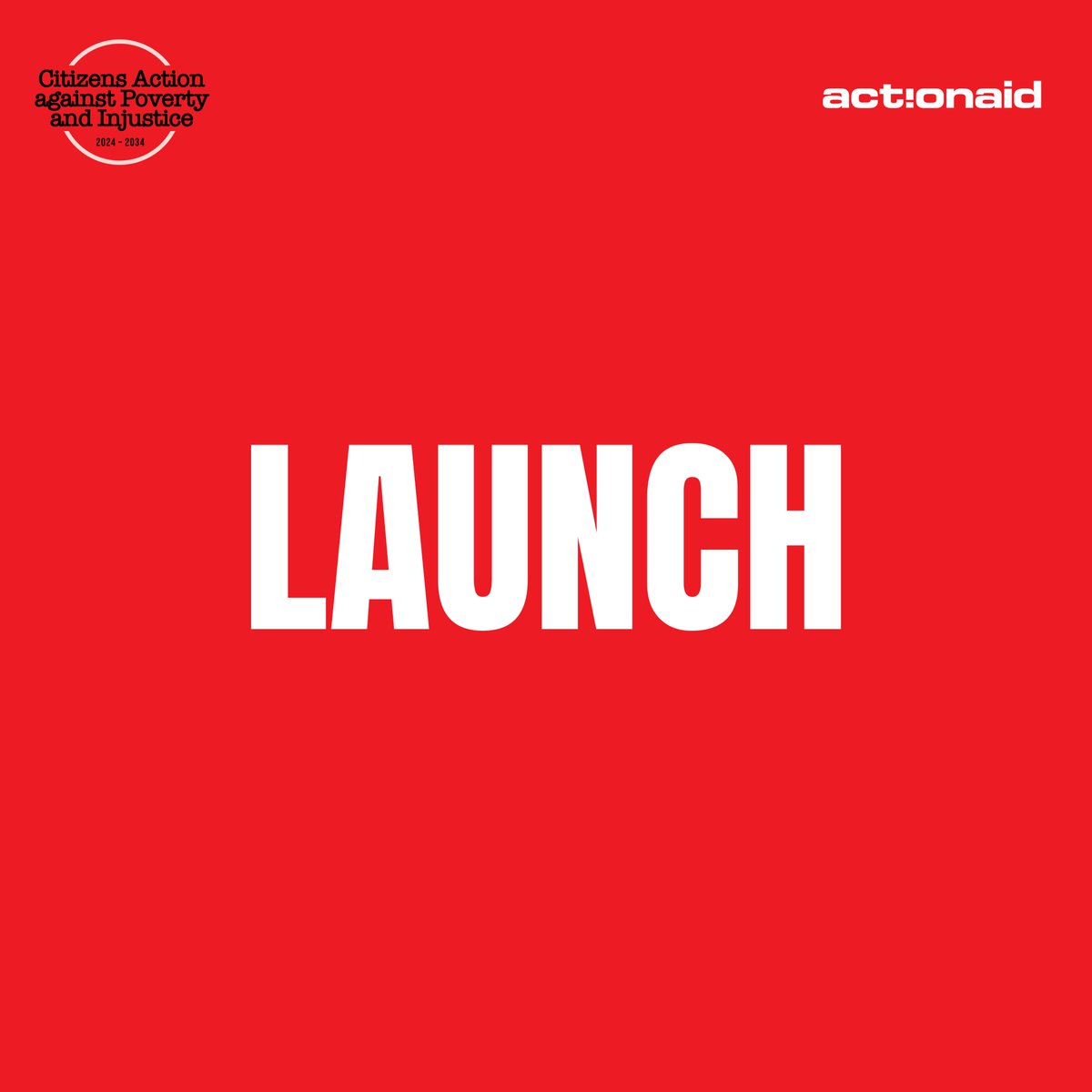 ActionAidNG's tweet photo. Coming Soon
Citizens Action Against Poverty and Injustice (CAAPI)
2024 - 2034
#csplaunch
#CAAPI https://t.co/vsSNc3QIbe