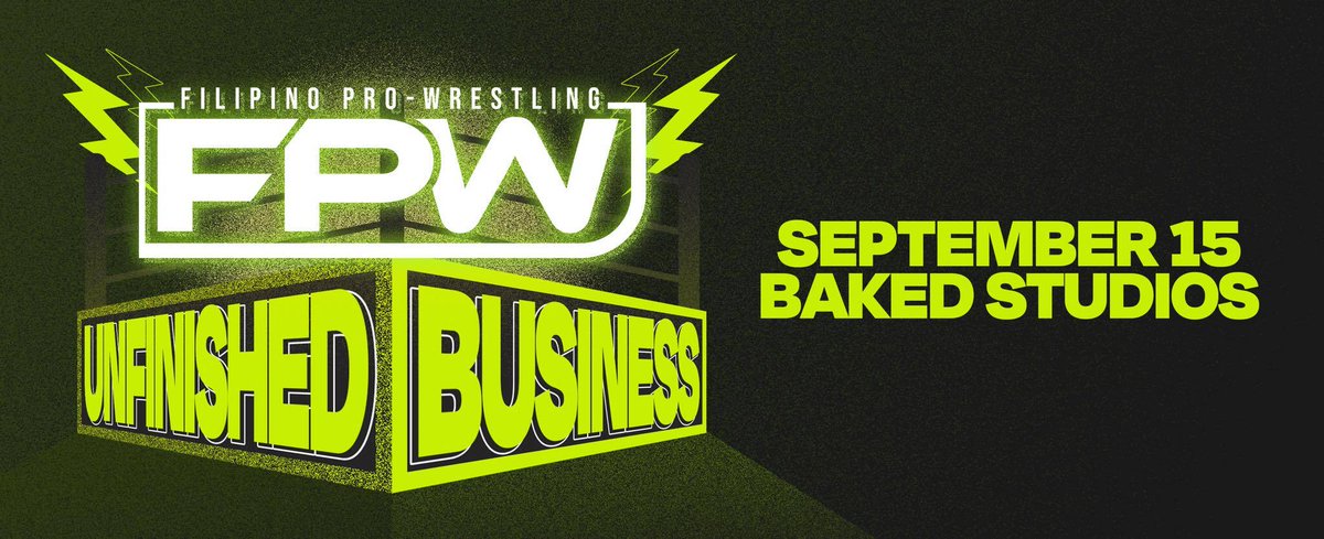 Ticket2MeNet's tweet photo. Red Ollero returns to in-ring action as he leads his team's face off! Watch out for FPW's first 5v5 Elimination Tag Match and  the main event!🙌

Sept 15, 2024 | 2:00PM
📍Baked Studios, Yakal Street, Makati City

TICKETS HERE 👇
https://t.co/WndaIw3cgM

#TicketEasy #Ticket2Me https://t.co/dwVAPgjwKs