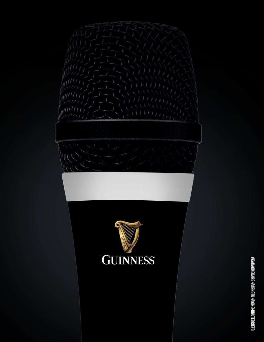 Create posters to advertise #KaraokeBars for #InternationalKaraokeDay idea for
<a href="/GuinnessGB/">Guinness GB</a> <a href="/OneMinuteBriefs/">One Minute Briefs ⏱️</a>