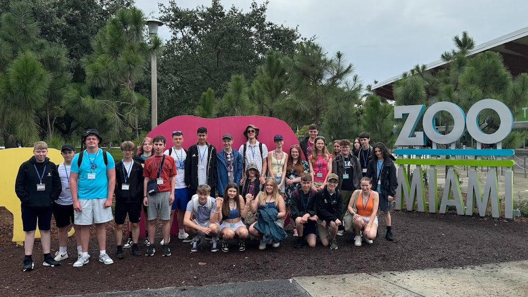 OAT_Science's tweet photo. Just back from an unforgettable trip to Miami, Florida with @OrmistonAcads! 26 students from across the trust had an amazing week working with US peers, exploring Miami Zoo, Frost Science Museum, and more. Can't wait for Miami 2025! #MiamiTrip #StudentExchange https://t.co/U4zNRY7N1H