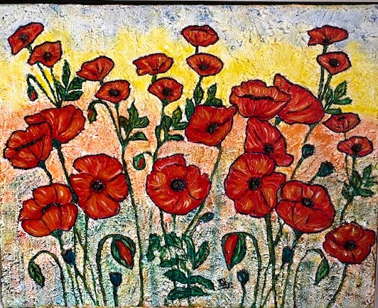 INTRODUCING OUR ARTISTS for 2024:

Danielle produces highly textured mixed media collages  from natural materials and acrylic medium.

Danielle is also a “santonnière” she paints authentic Santons figurines, a tradition from the Provence area, France.

birminghamopenstudios.co.uk/artist/daniell…