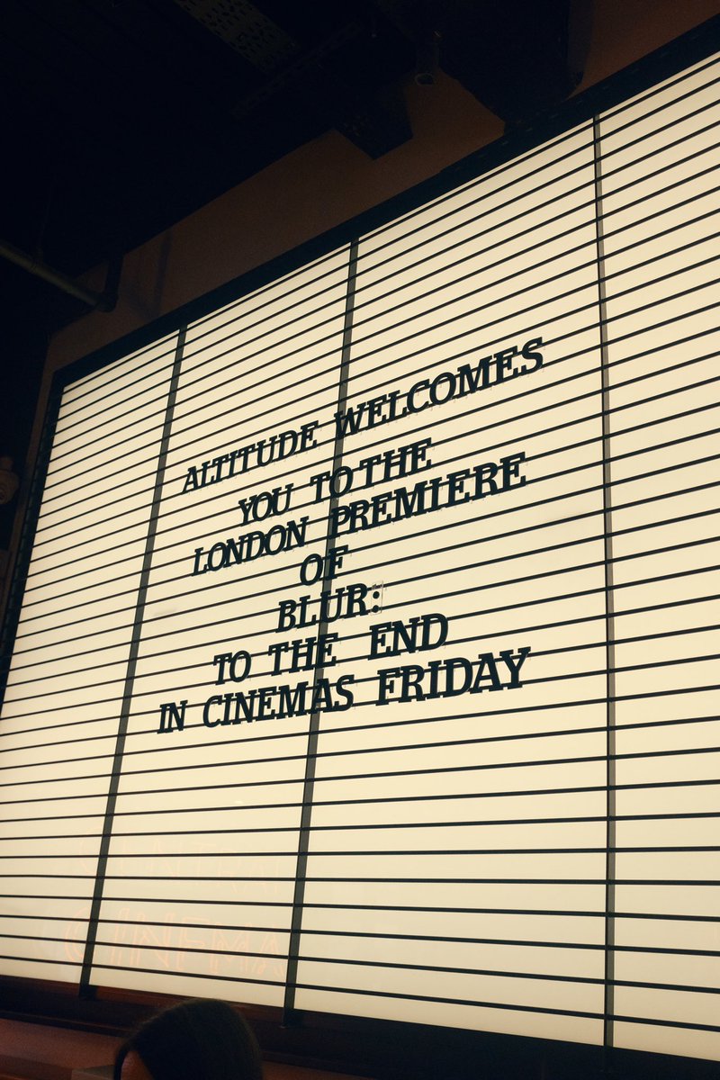 blurofficial's tweet photo. ‘blur: To The End', a new blur documentary
In cinemas from today
🎟️ https://t.co/unPncIVzlL

Photos by Blair Brown https://t.co/b1xZJFuiaY
