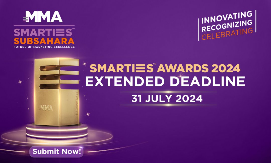 We are excited to announce that the on-time deadline for the Smarties SSA awards has been extended to July 31!

For more information on eligibility and submission details, please visit our website mmaglobal.com/smarties/award… .

Submit your entry here: lnkd.in/gmikXuk