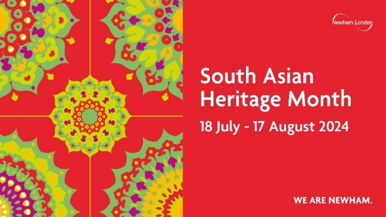 NewhamLondon's tweet image. Celebrate South Asian Heritage Month with us from 18 July to 17 Aug with a programme themed around ‘Free to be me’. Enjoy free events for all Newham residents, from tea tasting, music, talks, art exhibitions, workshops, &amp;amp; more. Book here orlo.uk/KNFHy #SAHM #FreeToBeMe