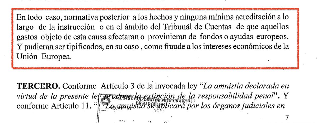 La magistrada Carmen García, titular Instrucció 18 BCN, ha amnistiat Homs i Florensa per la despesa d'Exteriors. A més, amb una jugada curteta i a peu desmunta la ximpleria que la malversació de l'1-O afectava els interessos de la UE #pimpam elmon.cat/politica/tribu…