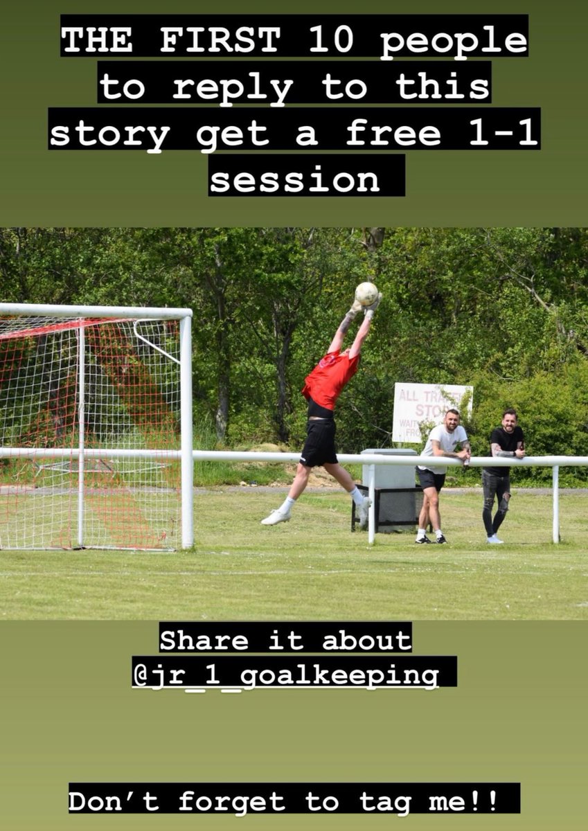 ridout_jayden's tweet photo. 10 free 1-1 session up for grabs reply now! 
#portsmouth #goalkeeping #coach https://t.co/aA2M6VWkzl