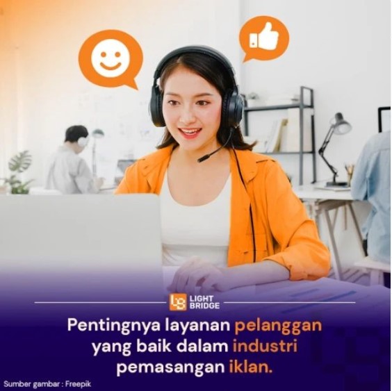 Lightbridge_id's tweet photo. Lightbridge paham pentingnya layanan pelanggan yg baik dalam industri pemasangan ikan.

Karena itu kami menekankan customer service kami untuk selalu menjaga hubungan yang baik dengan customer dan selalu mencarikan solusi terbaik jika ada masalah dalam penayangan iklan.
#whylb https://t.co/5SiOY2WYL9