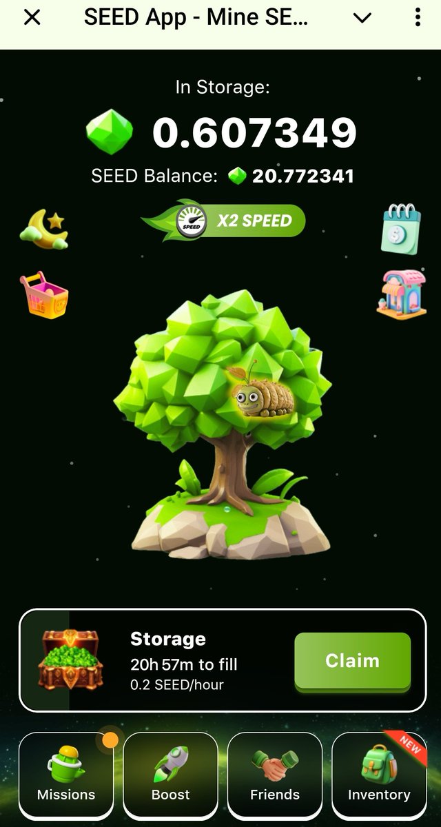 GameWebNFT's tweet photo. Hi Team,
@SeedCombinator #seedapp #seedcoin #Seedizens
Seed mining App can be better with adding some more features with below suggestions.
1. Option to transfer eggs or worms within friends
2. Some lucky spin wheel free and using Seed balance
Join now.
https://t.co/QvLXINKy4t https://t.co/aA9snTGG6n
