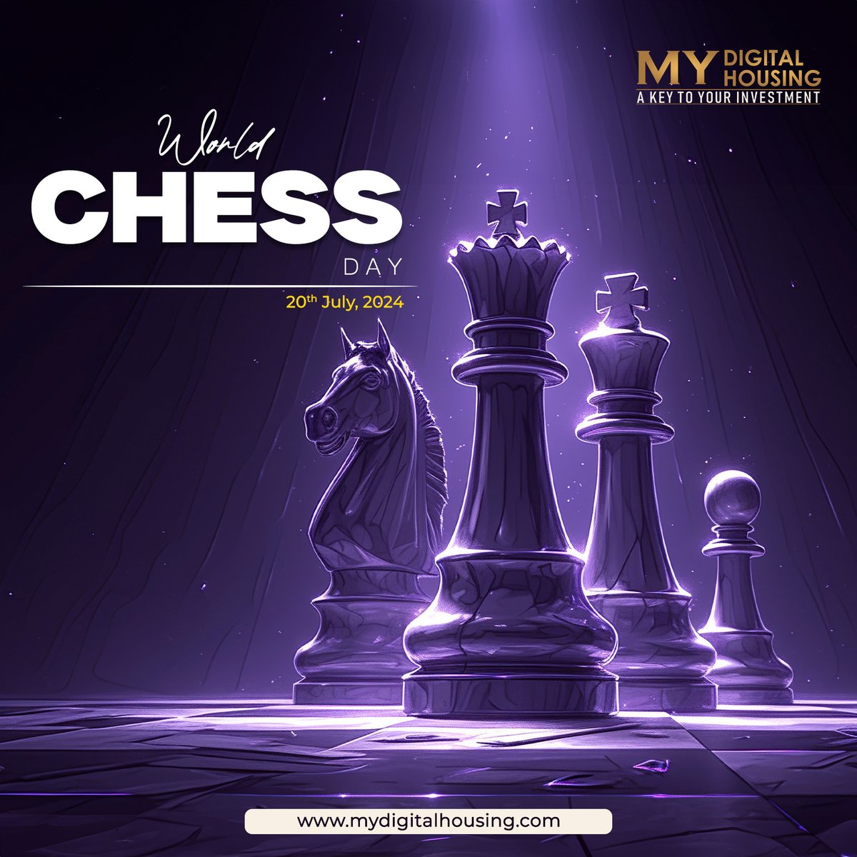 my_digital_MDH's tweet image. Happy World Chess Day! Let's celebrate the game that sharpens our minds and strengthens our strategy skills.  

#WorldChessDay #Myronhomes #ChessDay2024 #ChessLovers #MindGame #StrategicThinking #ChessMaster
