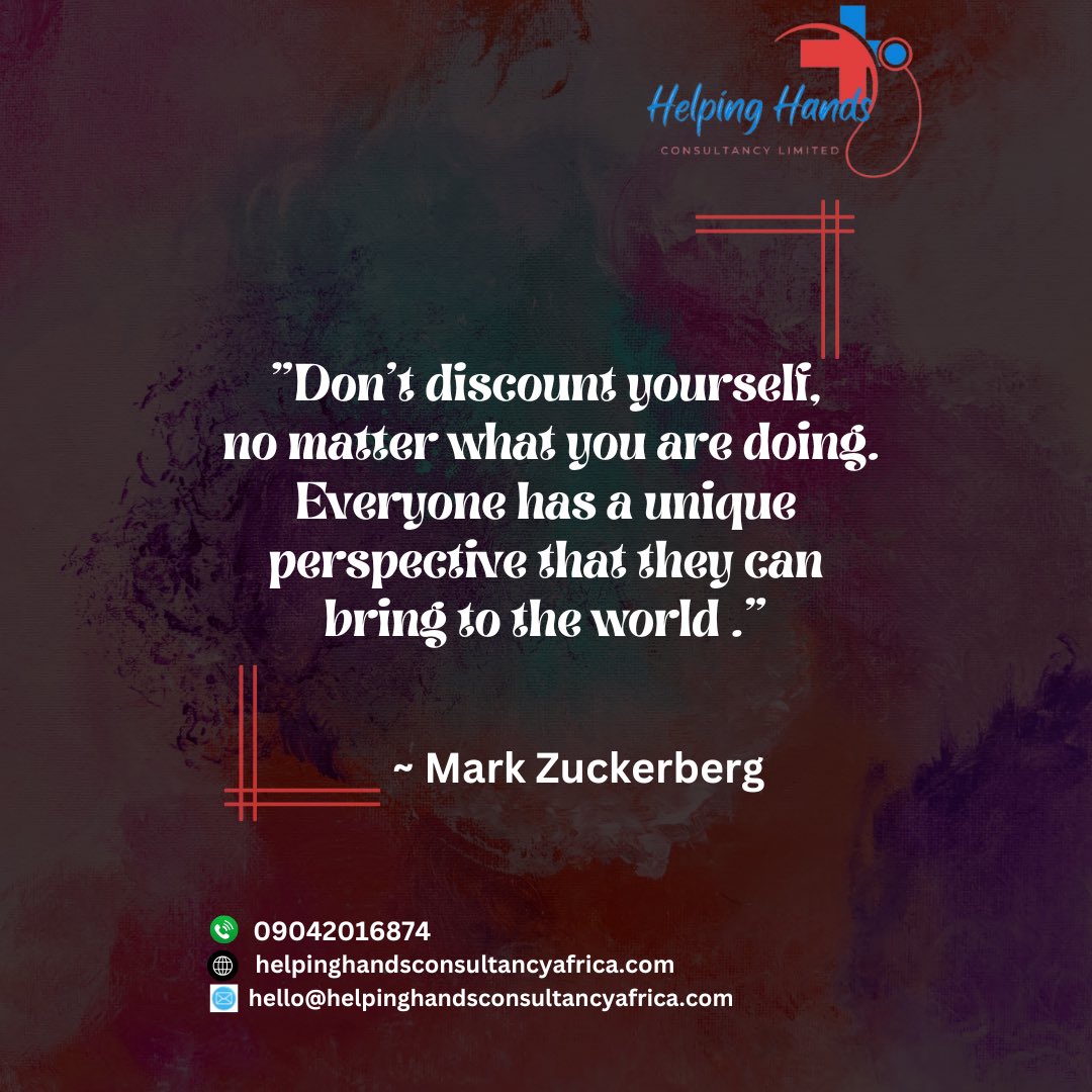 HelpingHands002's tweet photo. Don’t discount yourself!!! https://t.co/qWAbPq2LtW