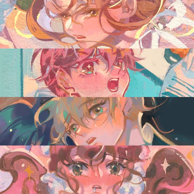 Eyes that speak    #gouache #illustration #イラスト