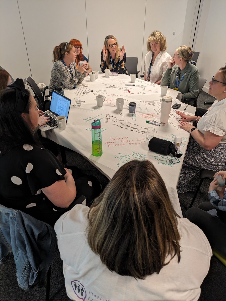ConnectedStaffs's tweet photo. 🌟As part of our 2024 PAR Programme

@Fiona_cust and team hosted a world cafe to boost awareness and support for perinatal mental health. The community came together, fostering discussions, connections, and ideas to drive this initiative forward. 
#PerinatalMentalHealth https://t.co/w9ZNka385K