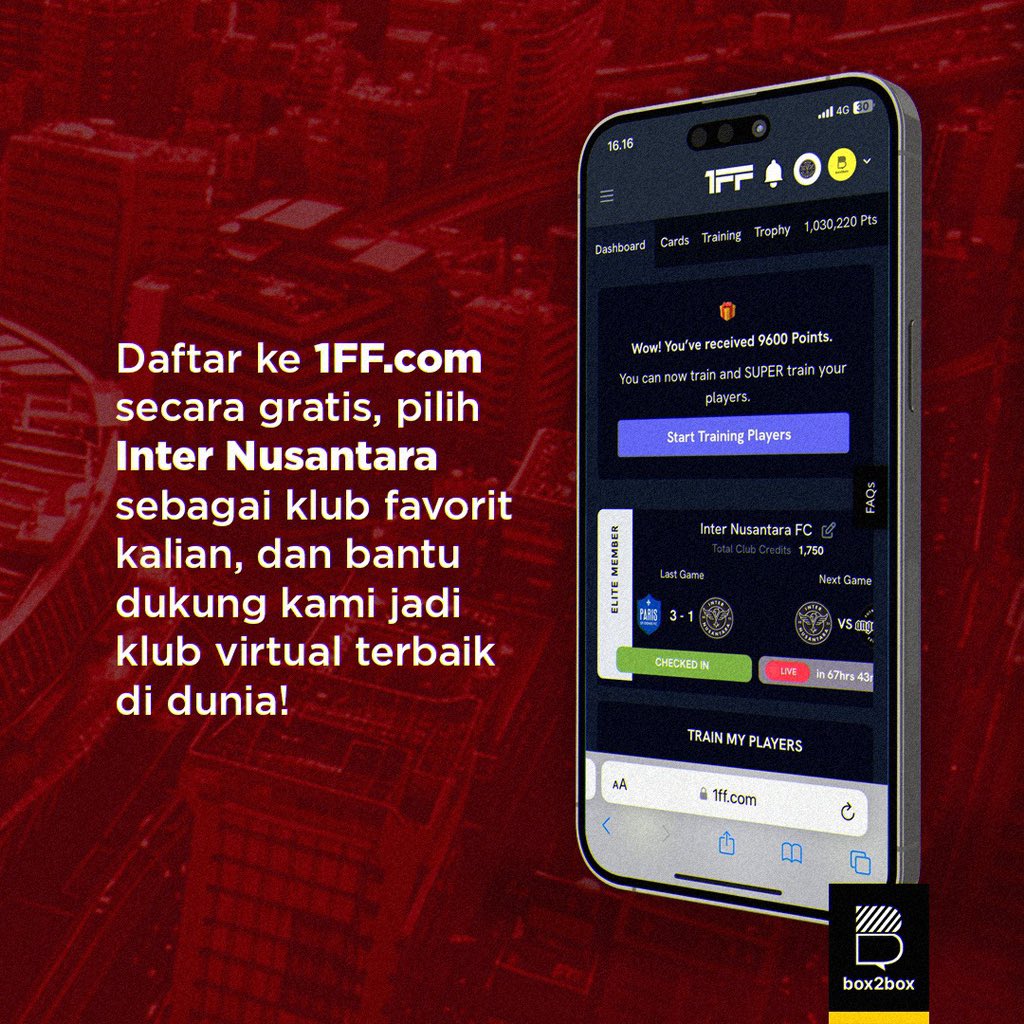 Box2BoxBola's tweet photo. STRUGGLE AGAINST TOKYO ๐ฏ๐ต
Selalu sulit ketika berhadapan melawan @TokyoYouthClub. Sepanjang sejarahnha @InterNusantara hanya menang sekali ๐ญ
Kemaren baru aja menang, masa kalah lagi. Harus bisa tunjukin sih kalo Tokyo sepele ๐
#b2bfuture https://t.co/Iz7bJvr0ru
