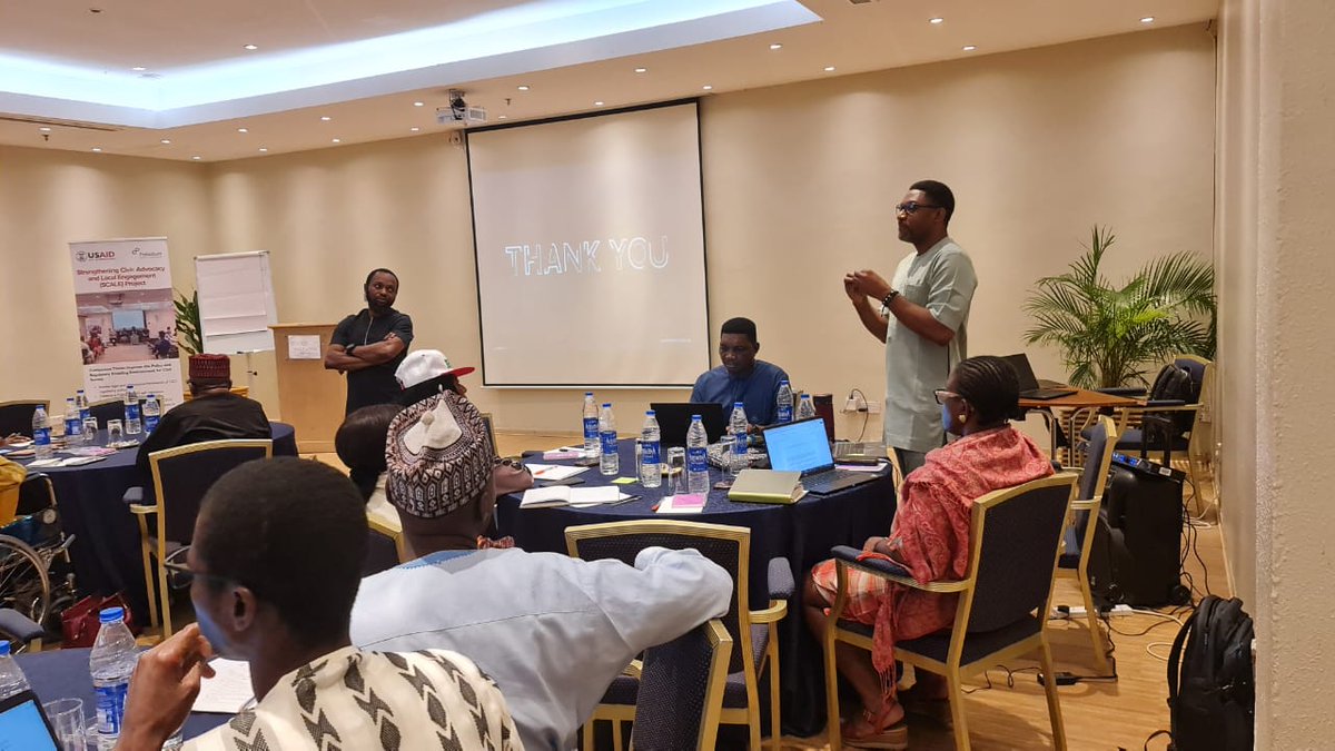 NigeriaScale's tweet photo. Our Policy Brief Development Workshop equipped partners with skills to craft compelling policy briefs for TB, education & health advocacy. A critical step in enhancing influence and impact. #NigeriaSCALE #PolicyWorkshop #EffectiveCommunication https://t.co/avDE6KnZc0