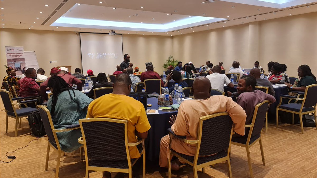 NigeriaScale's tweet photo. Our Policy Brief Development Workshop equipped partners with skills to craft compelling policy briefs for TB, education & health advocacy. A critical step in enhancing influence and impact. #NigeriaSCALE #PolicyWorkshop #EffectiveCommunication https://t.co/avDE6KnZc0