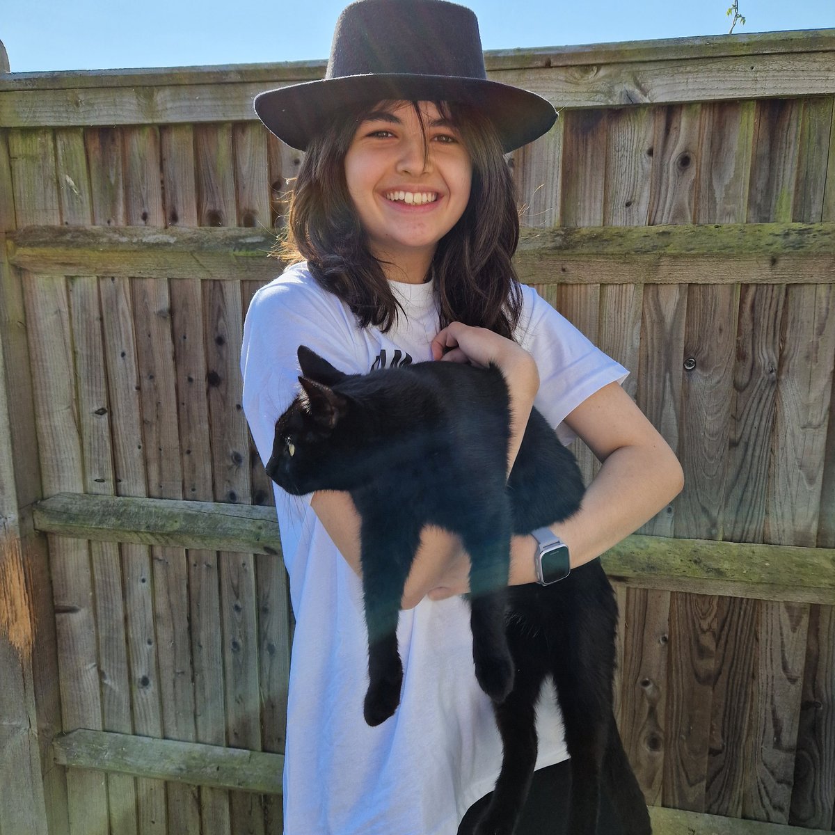TheBeesleyBuzz's tweet photo. My little #Swiftie!
Outfit sorted for #wembley #ErasTour in August. Trinity said if we include our cat in the photo, @taylorswift13 might retweet it. One can hope and wish. That single act would solve the global problem of low awareness of childhood #arthritis. #ThinkJIA https://t.co/8VTmJgAG4Y