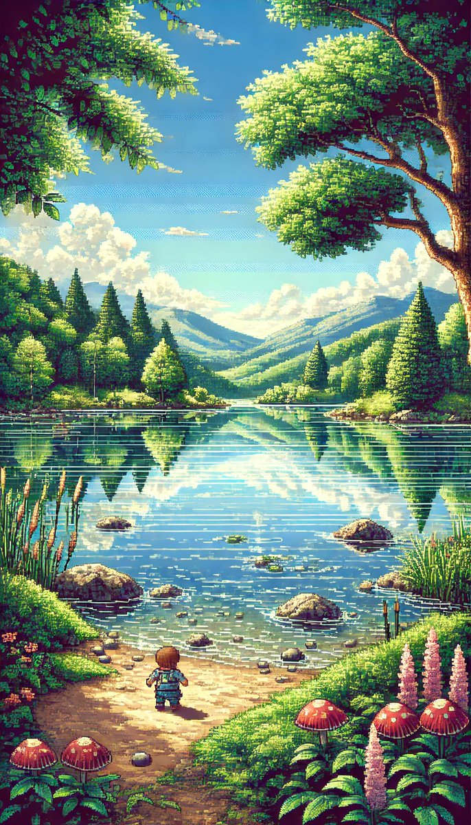 pixellovejp's tweet photo. 架空のゲーム『べいびーすとーりー』
#AI https://t.co/TFvPM2hfPx