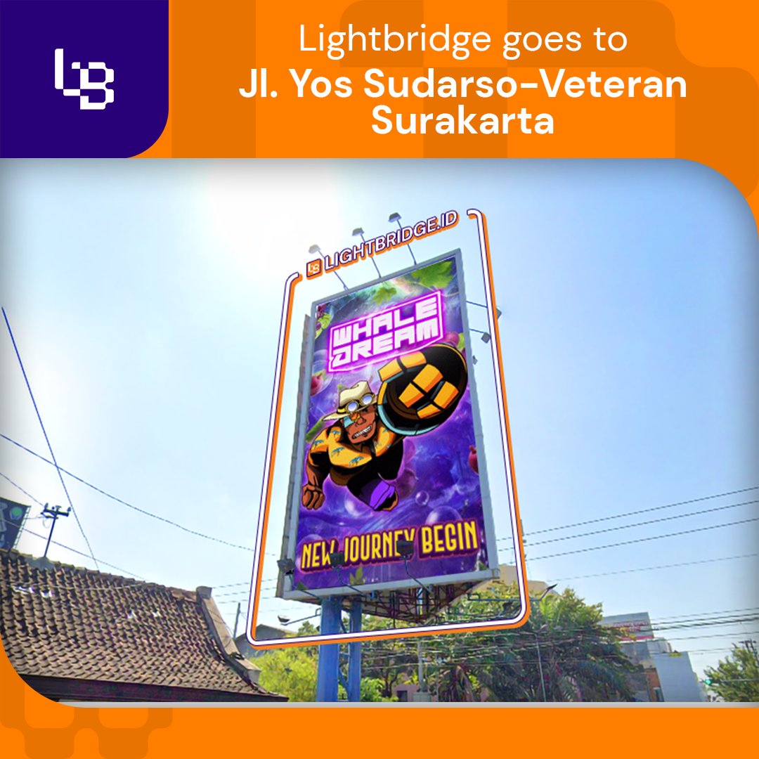 Lightbridge_id's tweet photo. Masih dari kota Surakarta.

Kali ini kita berikan titik di jln Yos Sudarso - Veteran Surakarta.
Dgn posisi tdk terlalu tinggi maka dgn mudah titik ini mencuri perhatian org yg melintas.
Traffic yg padat jg menjadi andalan titik ini.

Kepoin titik ini di https://t.co/TTOtqyI3jj https://t.co/G9P4sxVZwB
