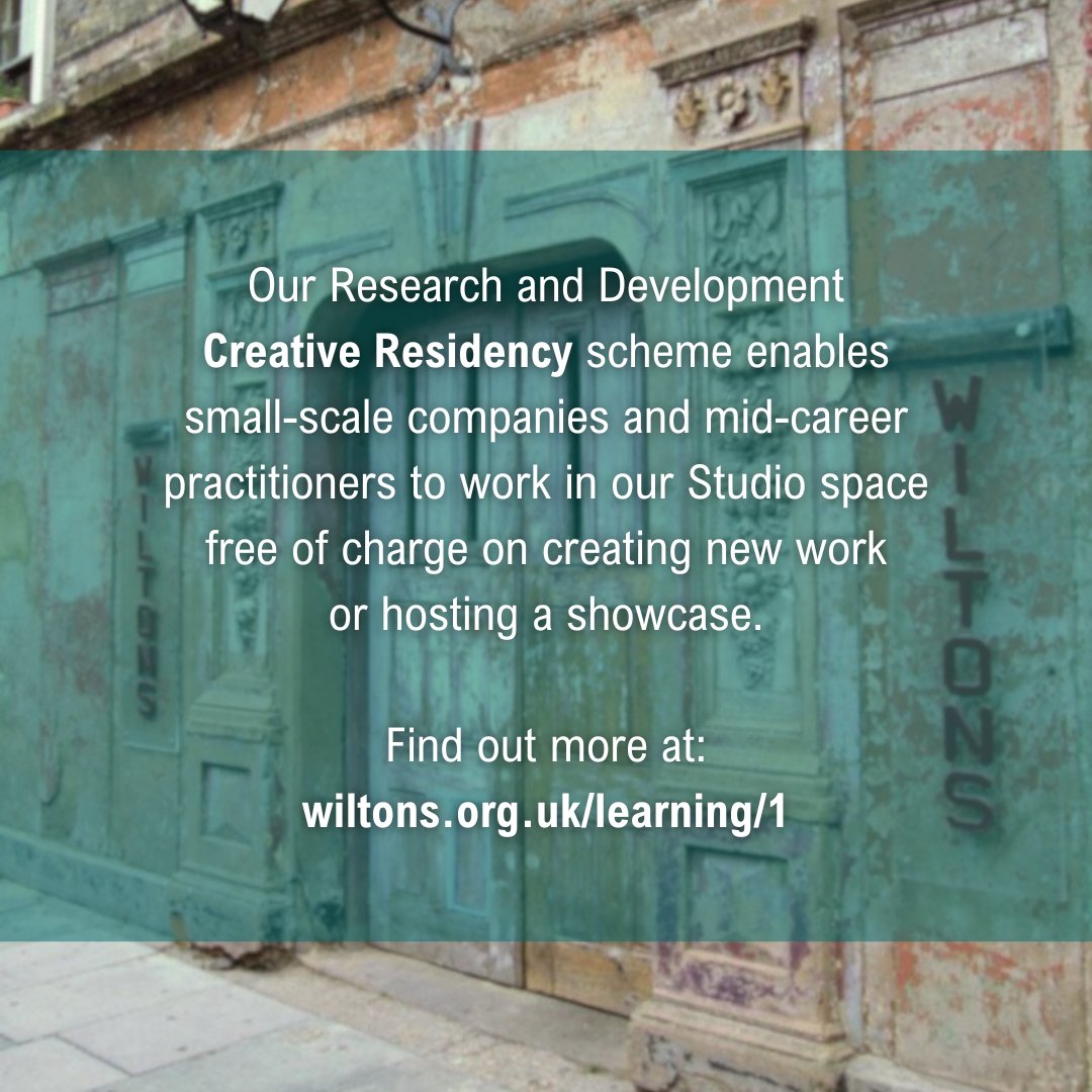 WiltonMusicHall's tweet photo. 📣🌟 CALLING ALL CREATIVES 🌟📣
Wilton's is delighted to be reopening applications for our two research and development programmes: Plays Without Décor and Creative Residencies.
🗓️ Applications close Fri 2 Aug
Find out more &amp; apply: https://t.co/70CpjICiUl https://t.co/iBxl076qo0