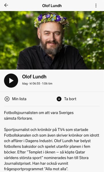 Ytterligare en sommarpratare med anknytning till Sverige United. Dagens sommarpratare är <a href="/oloflundh/">Olof Lundh</a> Tidigare styrelsemedlem och i år prisutdelare på galan. Glöm inte nominera till 2025 års gala! sverigeunited.se/nominera-en-el…