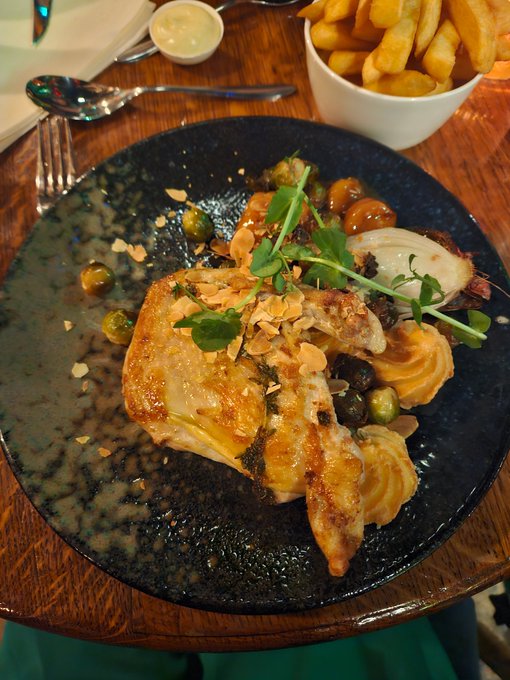 Went out to dinner with a friend to celebrate the launch of my first ever proffesional adult video going