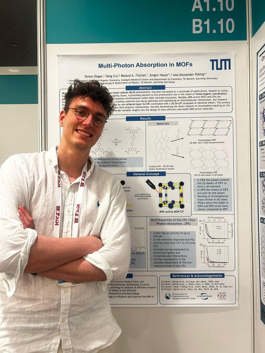 FischerGroupTUM's tweet image. Insights from the MOF2024 poster session: Our PhD students Sebastian, Simon, Nadine, Vanessa, and Pan showcased their research and had interesting discussions. ✨⚛️ Proud of their nice work and contributions! #MOF2024