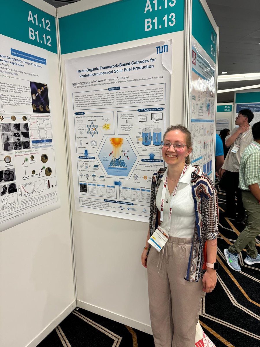 FischerGroupTUM's tweet image. Insights from the MOF2024 poster session: Our PhD students Sebastian, Simon, Nadine, Vanessa, and Pan showcased their research and had interesting discussions. ✨⚛️ Proud of their nice work and contributions! #MOF2024