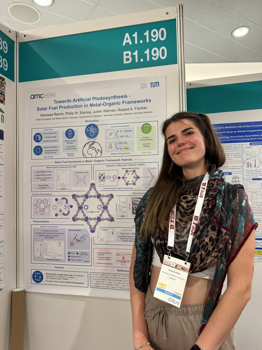 Insights from the MOF2024 poster session: Our PhD students Sebastian, Simon, Nadine, Vanessa, and Pan showcased their research and had interesting discussions. ✨⚛️ Proud of their nice work and contributions! #MOF2024
