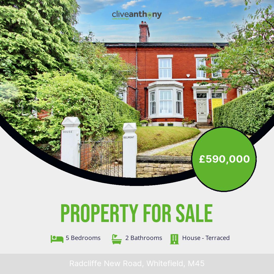Could this be the one for you?🏠🏠🏠🏠
This property is available to view today 

For Sale 5 Bed House - Terraced In Excess of £590,000

For more information please visit our website or contact us via:
📞 | 0161 796 1000 
✉ | info@cliveanthony.co.uk
🌎...