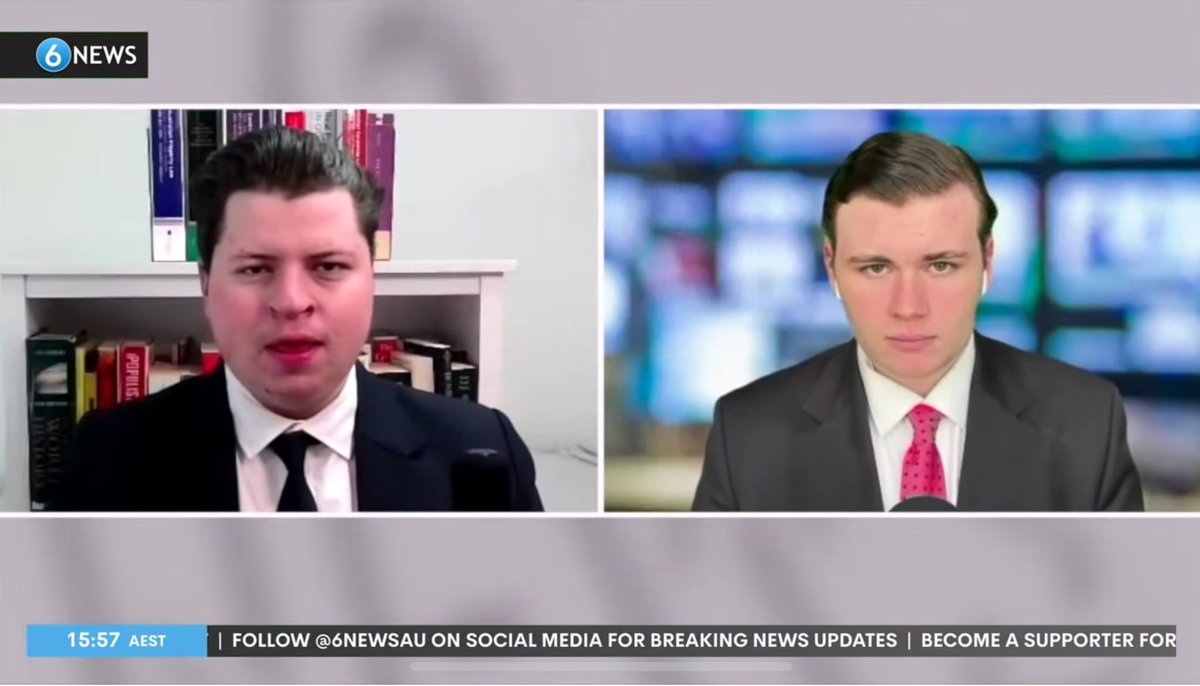Leo_Puglisi6's tweet photo. ABC: Clearly having issues
Sky: Showing a loop
6 News: No issues at all!

Only one news channel this country needs https://t.co/2fOnjViGyX