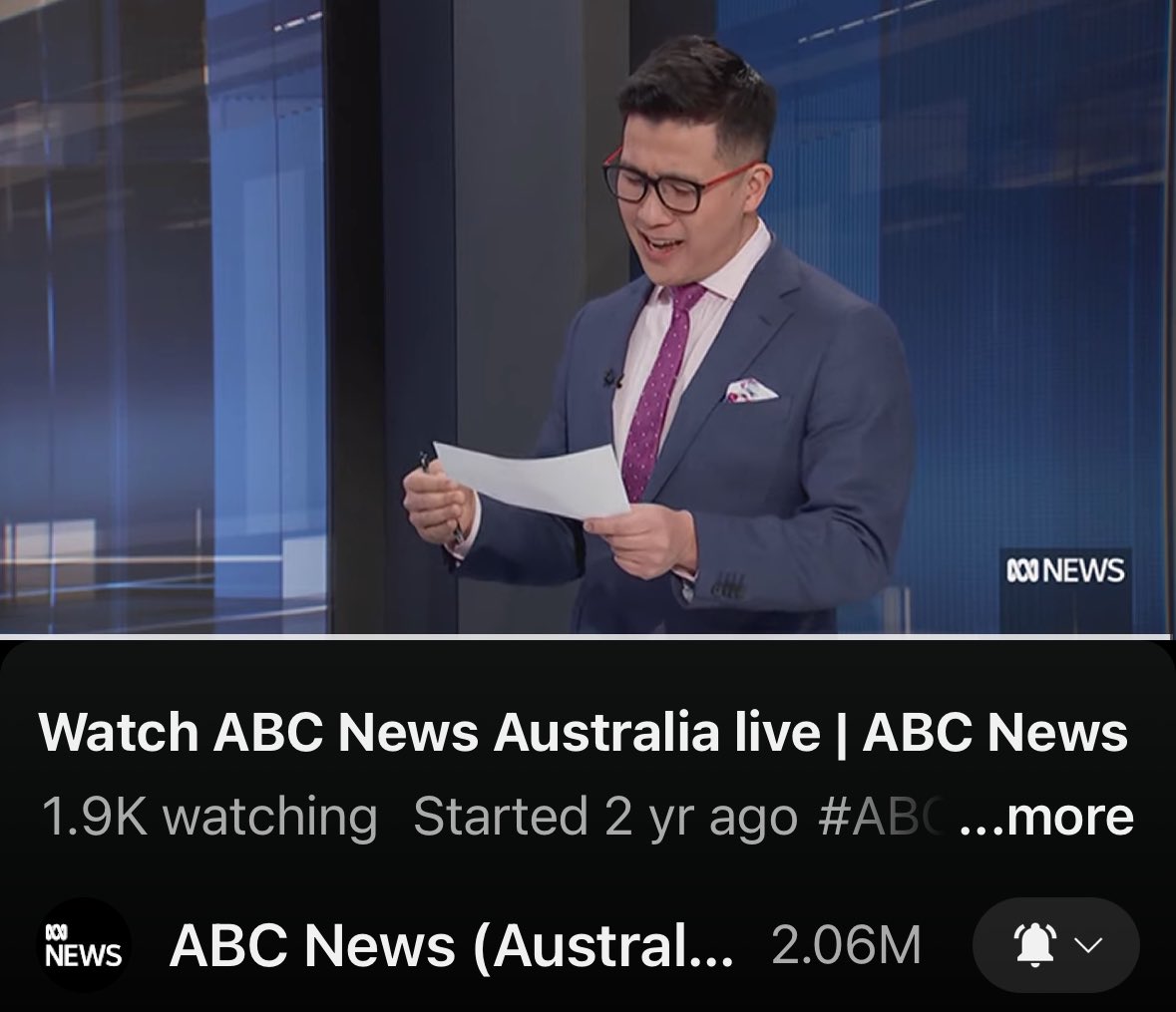 Leo_Puglisi6's tweet photo. ABC: Clearly having issues
Sky: Showing a loop
6 News: No issues at all!

Only one news channel this country needs https://t.co/2fOnjViGyX