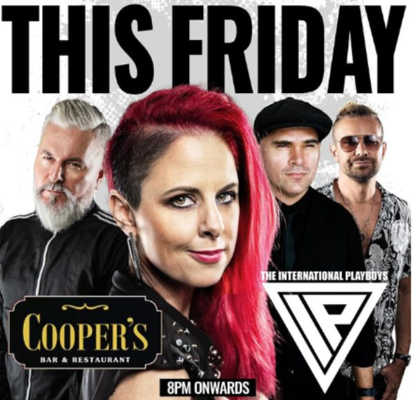 Cooper's at Park Rotana Abu Dhabi Introducing the new house band, the award-winning &amp; everyone's favorite The International Playboys
Music Style: Rock-n-Roll spanning the 80’s to today

Details: shorturl.at/nY59z
<a href="/the_ipboys/">theipboys</a>