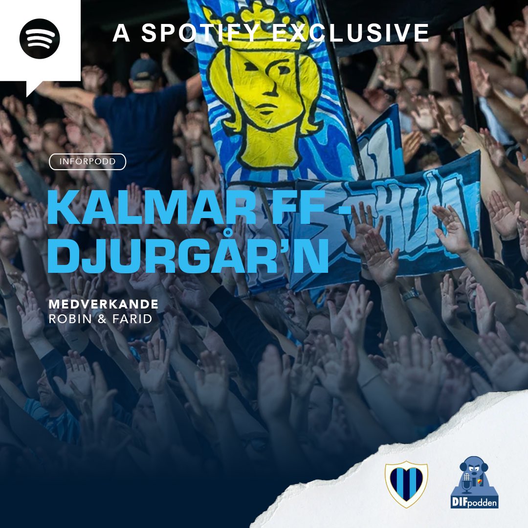 Ny InförPodd finns att lyssna på!

Omgång femton är här och vi snackar upp inför Kalmar away.

Det blir en hel del silly också:
▪️Adam Ståhl
▪️JWZ
▪️Dahl
▪️ Yukutomo

🎧 open.spotify.com/episode/2HC2id…