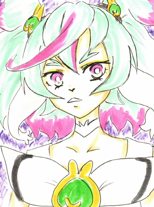 #みんなの初描きシュプリームが見たいなんな肉ネタ描いた気がしたけどコレだった。 