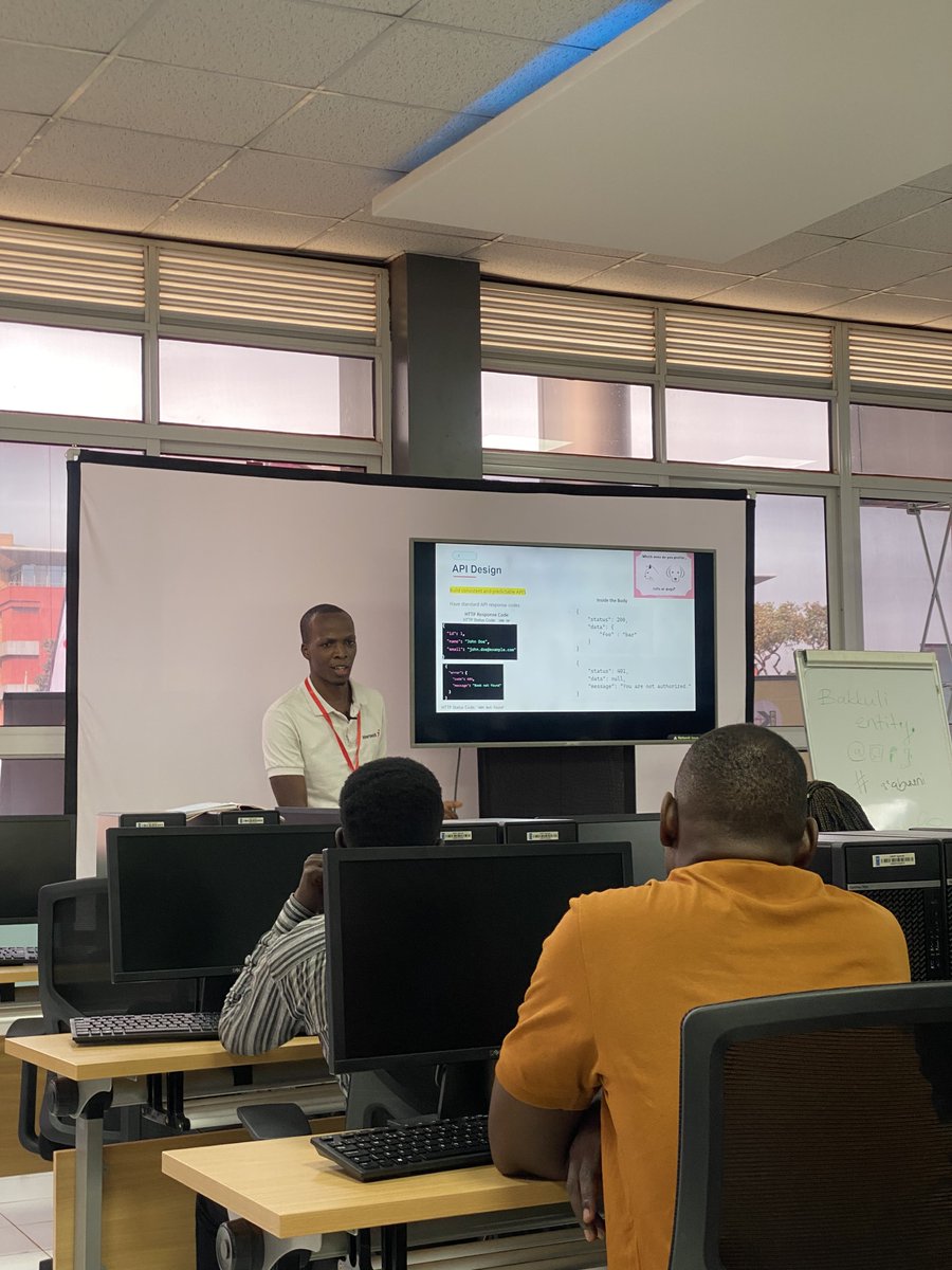 Kakye Anne (@_kakye) on Twitter photo “Build consistent and predictable APS and please ensure responses follow a consistent structure”~Dennis Kagimu from <a href="/interswitchug/">Interswitch Uganda 🇺🇬</a>
#UGDevSummit
#Engage #Learn & #Connect “Build consistent and predictable APS and please ensure responses follow a consistent structure”~Dennis Kagimu from <a href="/interswitchug/">Interswitch Uganda 🇺🇬</a>
#UGDevSummit
#Engage #Learn & #Connect