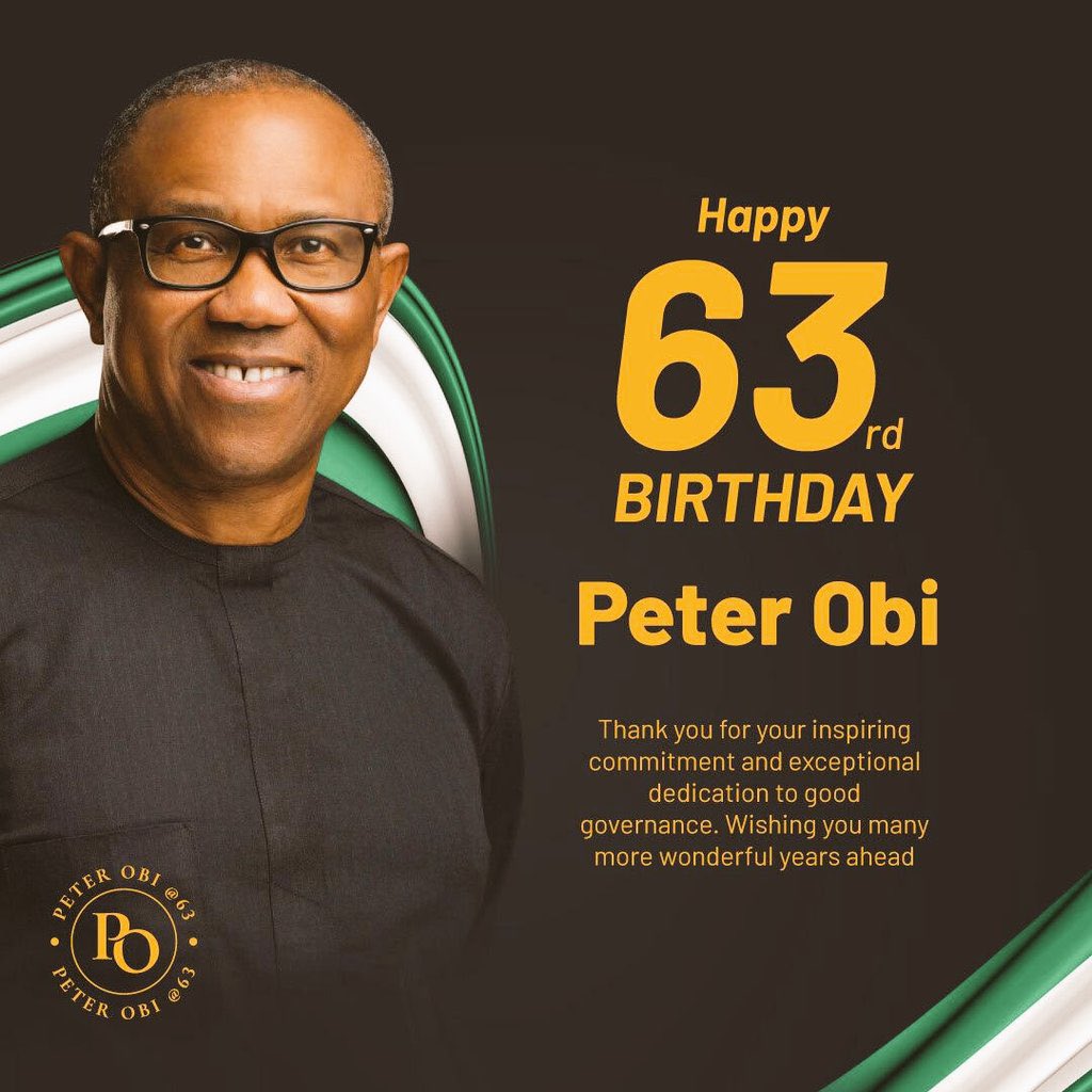 MissPearls's tweet photo. Happy Birthday My Friend, My Sugar Daddy, Mentor and President, HE Peter Obi!!! 🎉🎉🎉❤️ https://t.co/quPlFOG4mW