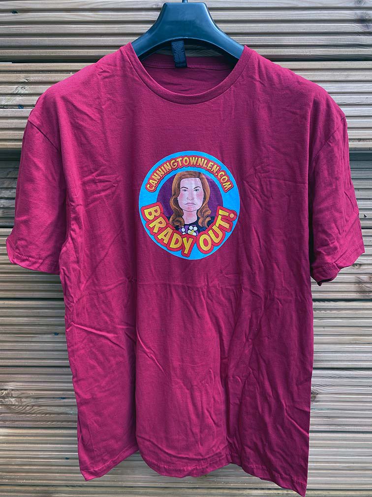 CanningTownLen's tweet photo. Happy Friday!
For a chance to WIN my first ever printed t-shirt, just RT, follow and comment ‘Brady Out’
https://t.co/fn2xho8NKf https://t.co/zTKRCMrBq2