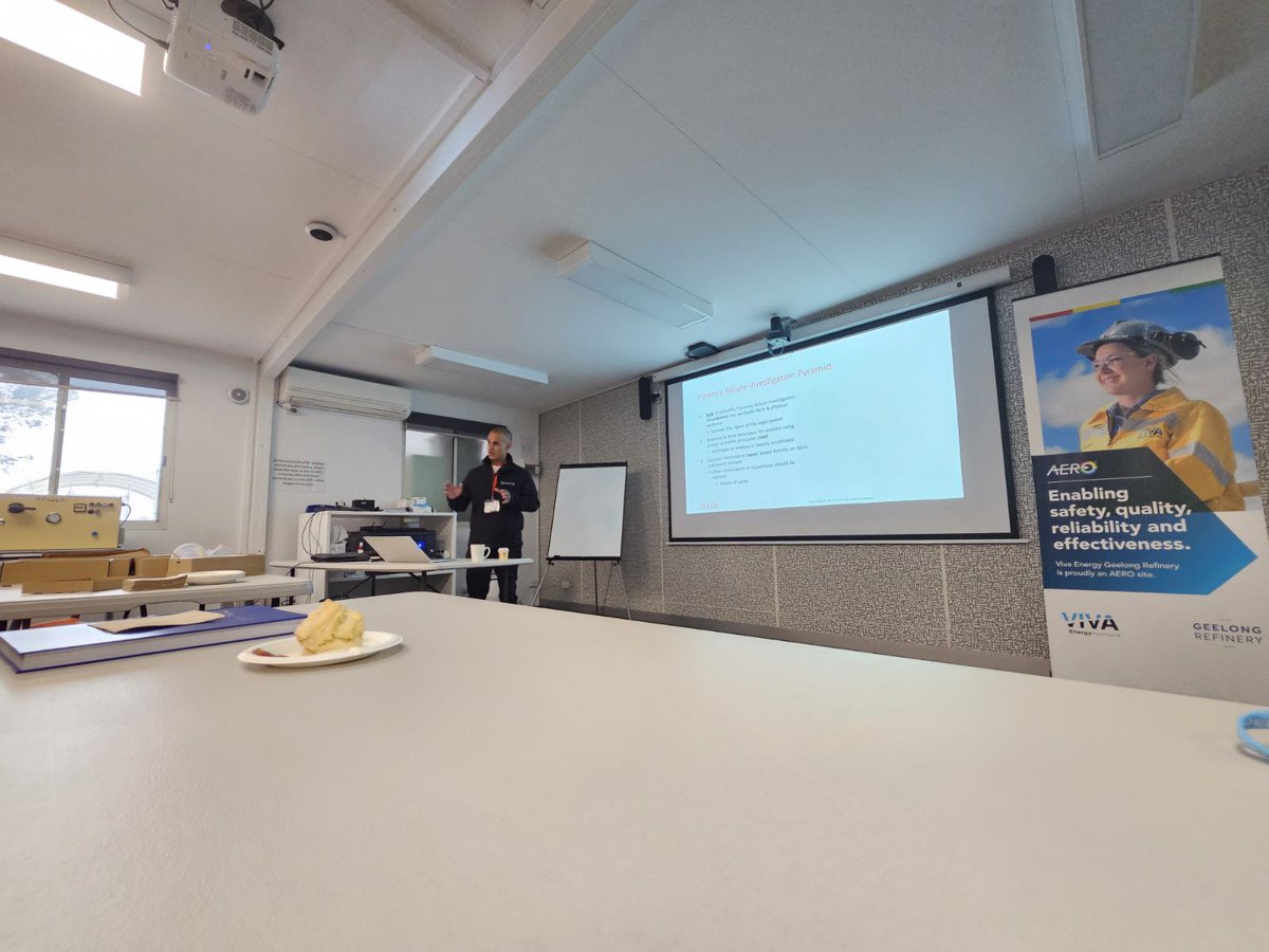 Tawfikgroup's tweet photo. Recently invited by @VivaEnergy_au to deliver a seminar at Geelong oil refinery about common pitfalls in contract specs., design, construction &amp; operation of pressure equipment that lead to malperformance, NCRs &amp; failures including complex nature of protracted legal disputes https://t.co/PCI5JQ5Usk